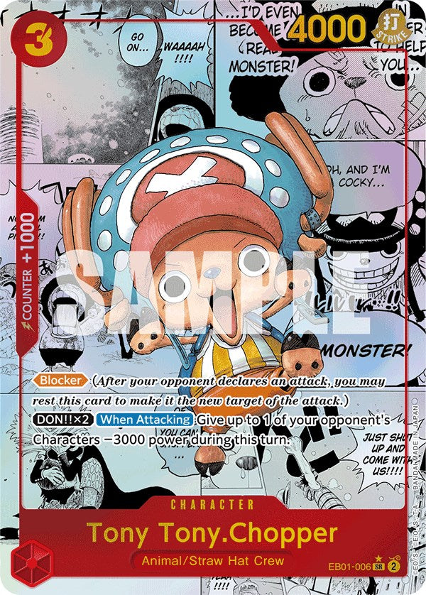 Tony Tony.Chopper (Alternate Art) (Manga) [Extra Booster: Memorial Collection] | Good Games Morley