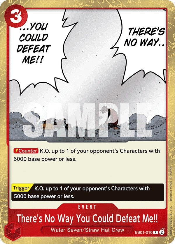 There's No Way You Could Defeat Me!! [Extra Booster: Memorial Collection] | Good Games Morley