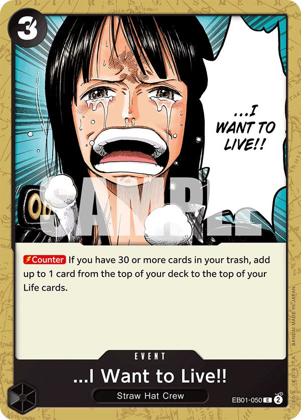 ...I Want to Live!! [Extra Booster: Memorial Collection] | Good Games Morley