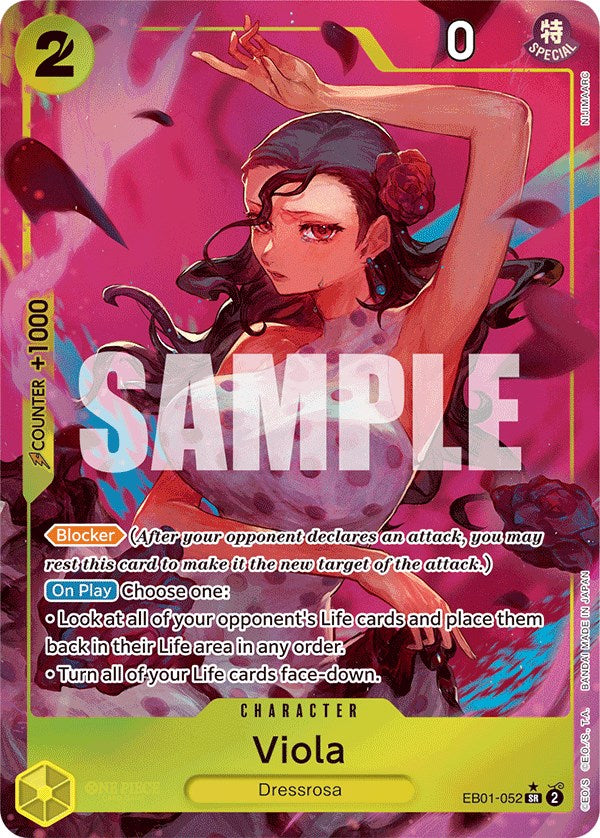 Viola (Alternate Art) [Extra Booster: Memorial Collection] | Good Games Morley
