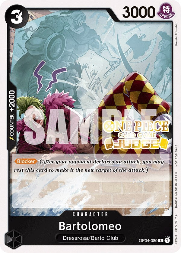 Bartolomeo (Judge Pack Vol. 3) [One Piece Promotion Cards] | Good Games Morley