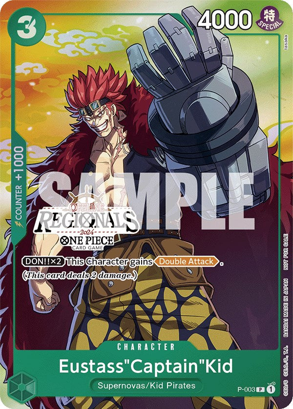Eustass"Captain"Kid (Offline Regional 2024 Vol. 2) [Participant] [One Piece Promotion Cards] | Good Games Morley