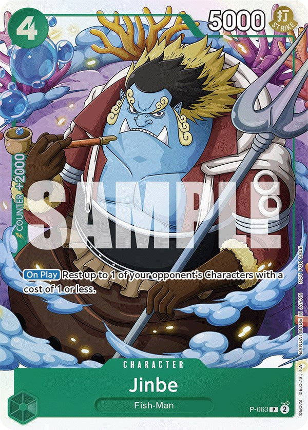 Jinbe (Event Pack Vol. 4) [One Piece Promotion Cards] | Good Games Morley