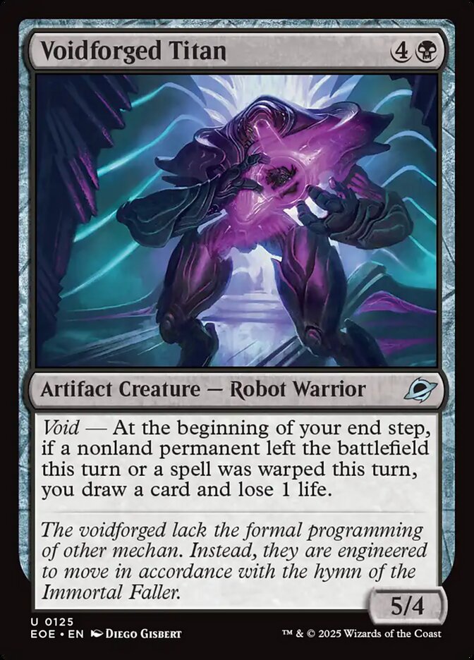 Voidforged Titan 125/276 (Edge of Eternities)  - Foil | Good Games Morley