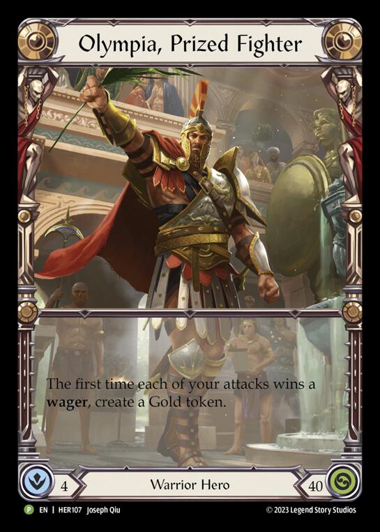 Olympia, Prized Fighter [HER107] (Promo)  Rainbow Foil | Good Games Morley
