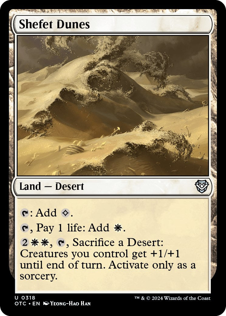 Shefet Dunes [Outlaws of Thunder Junction Commander] | Good Games Morley