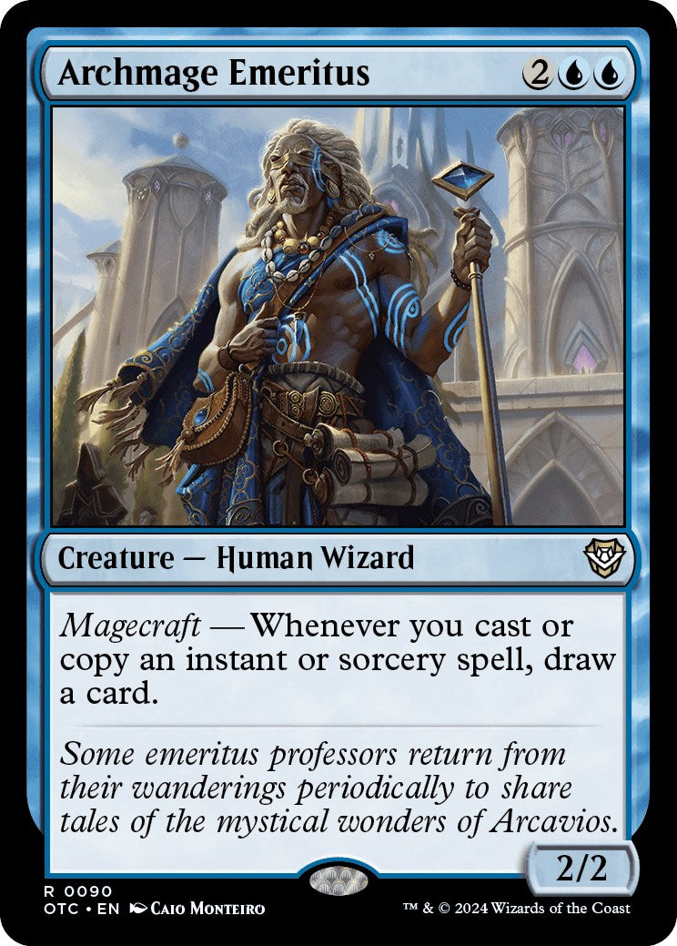 Archmage Emeritus [Outlaws of Thunder Junction Commander] | Good Games Morley