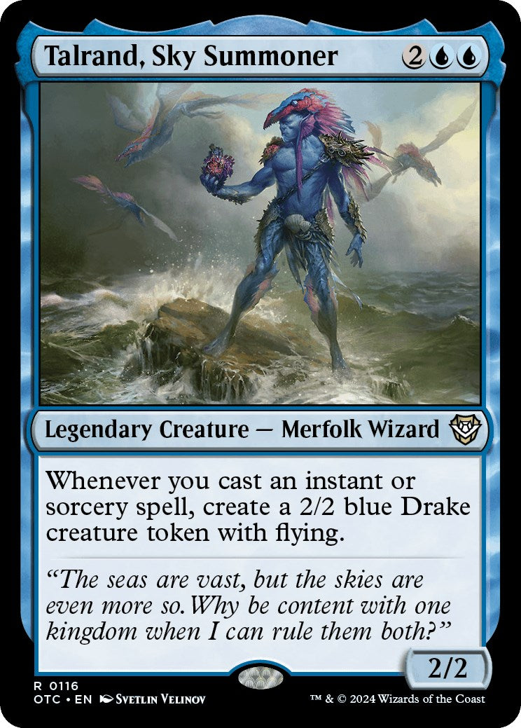 Talrand, Sky Summoner [Outlaws of Thunder Junction Commander] | Good Games Morley
