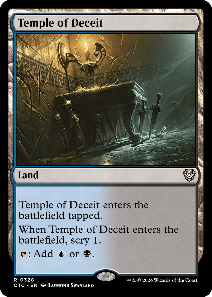 Temple of Deceit [Outlaws of Thunder Junction Commander] | Good Games Morley