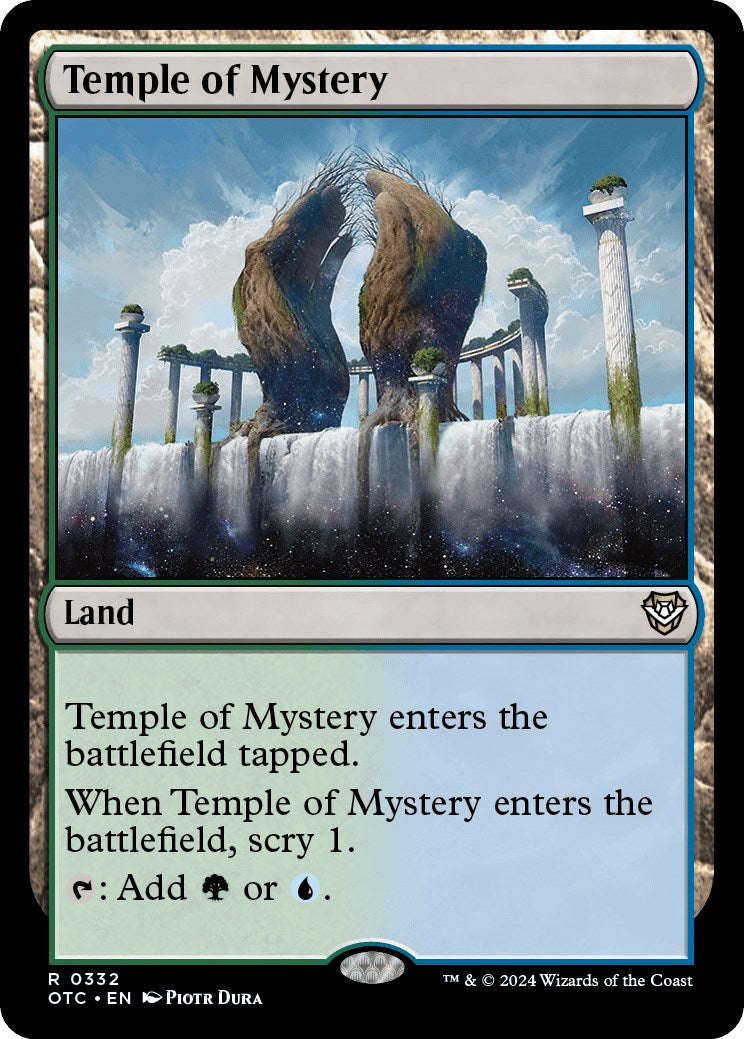 Temple of Mystery [Outlaws of Thunder Junction Commander] | Good Games Morley
