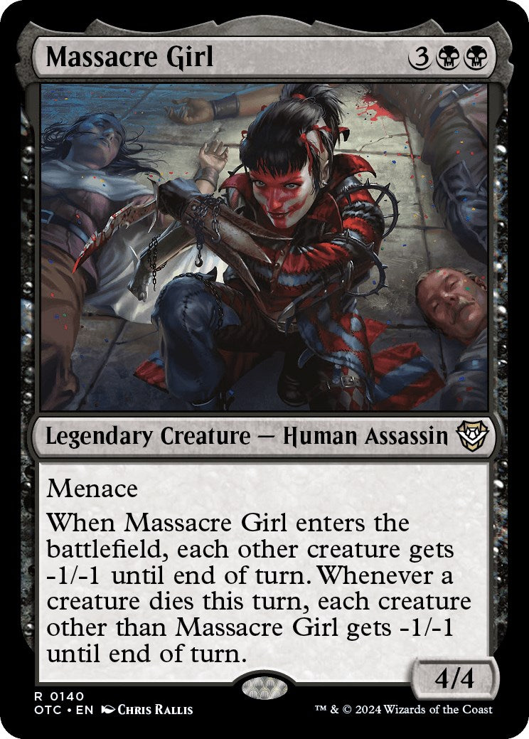 Massacre Girl [Outlaws of Thunder Junction Commander] | Good Games Morley