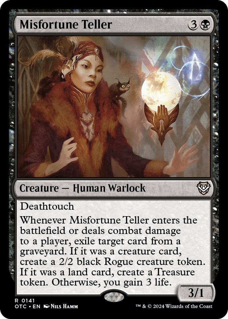 Misfortune Teller [Outlaws of Thunder Junction Commander] | Good Games Morley