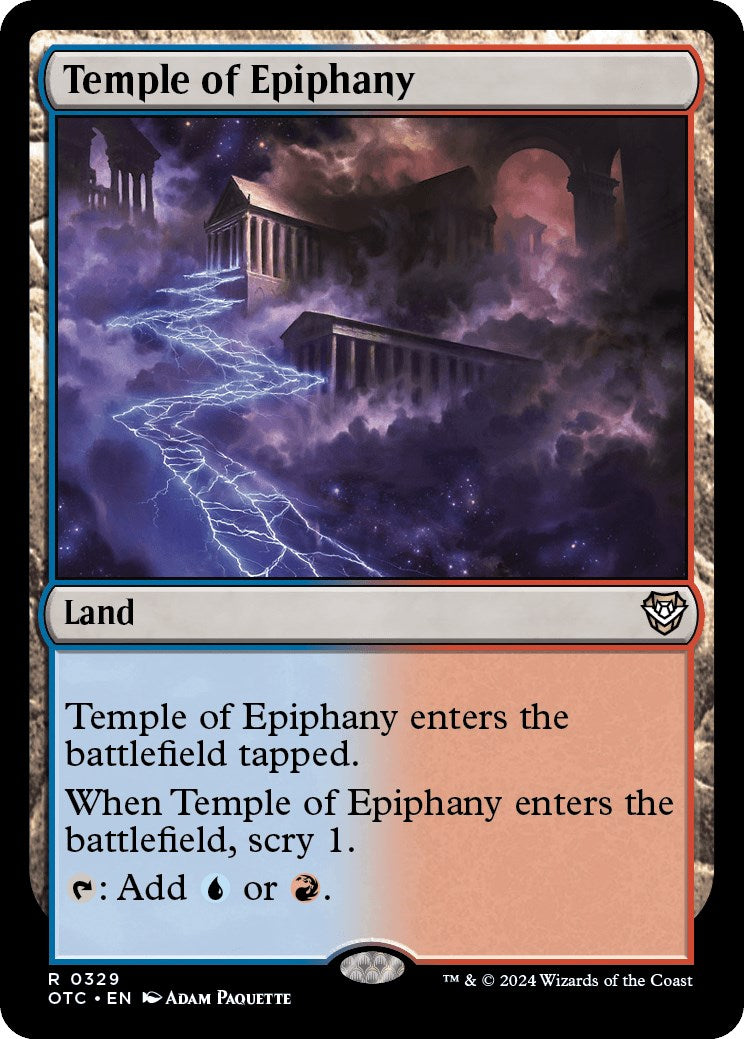 Temple of Epiphany [Outlaws of Thunder Junction Commander] | Good Games Morley