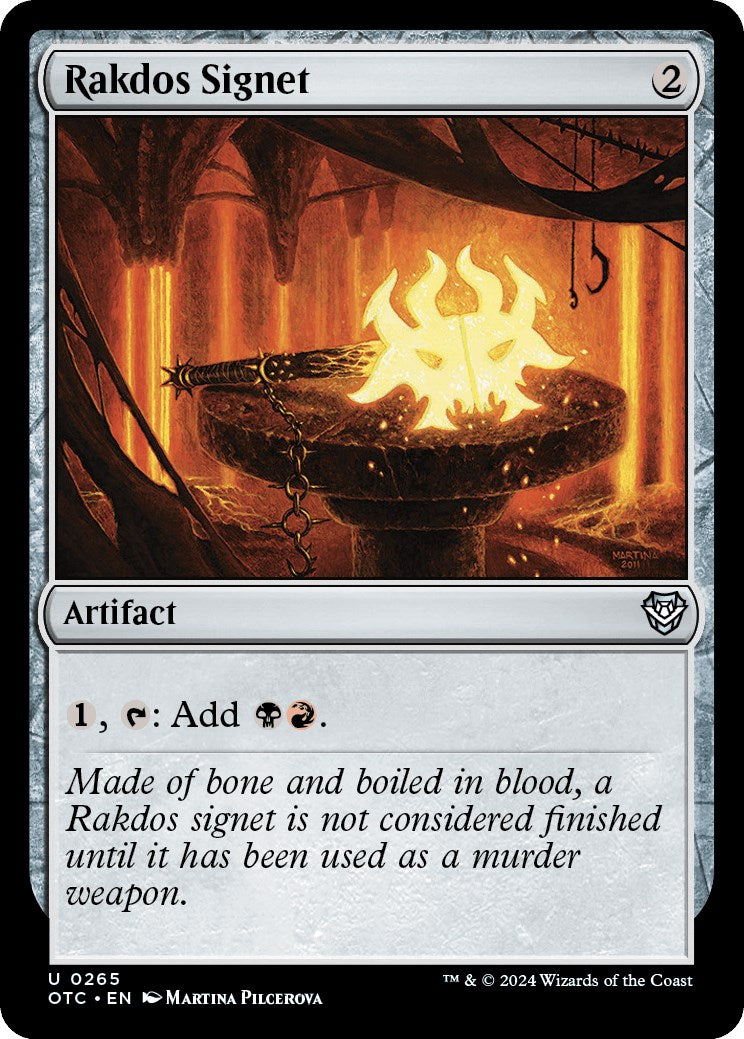 Rakdos Signet [Outlaws of Thunder Junction Commander] | Good Games Morley