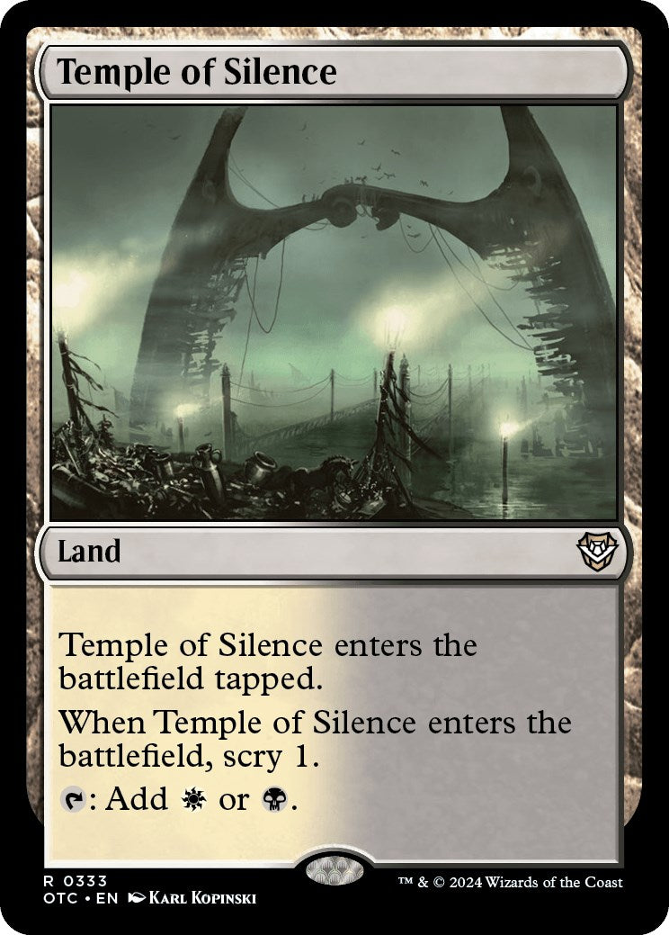 Temple of Silence [Outlaws of Thunder Junction Commander] | Good Games Morley
