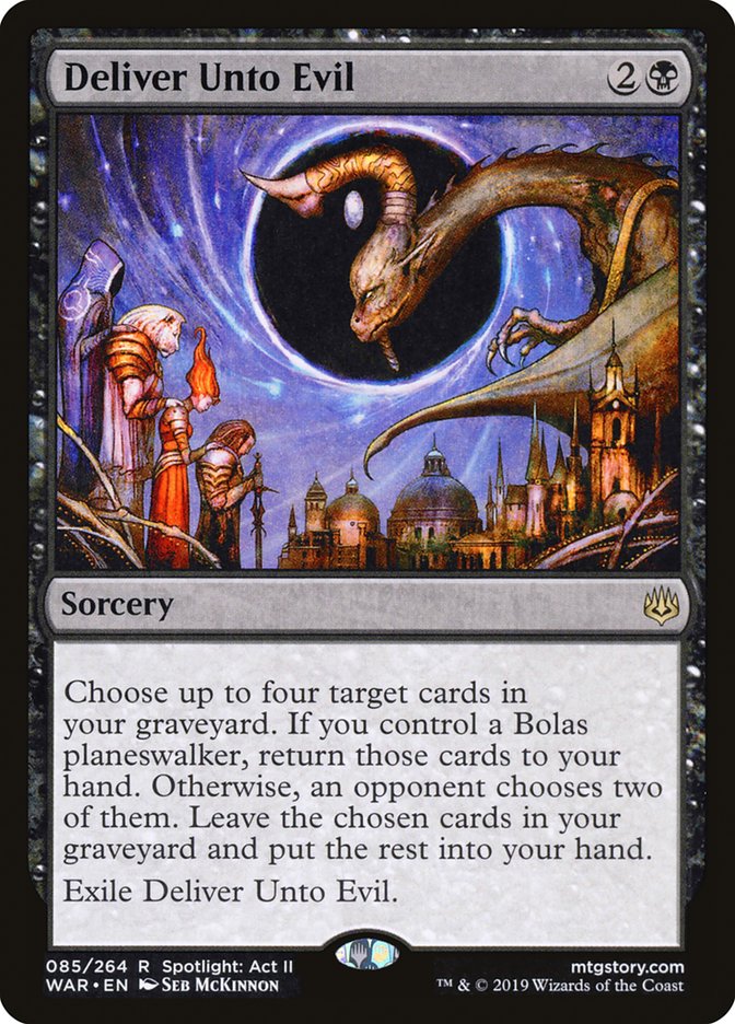 Deliver Unto Evil 85/264 (War of the Spark)  - Foil | Good Games Morley