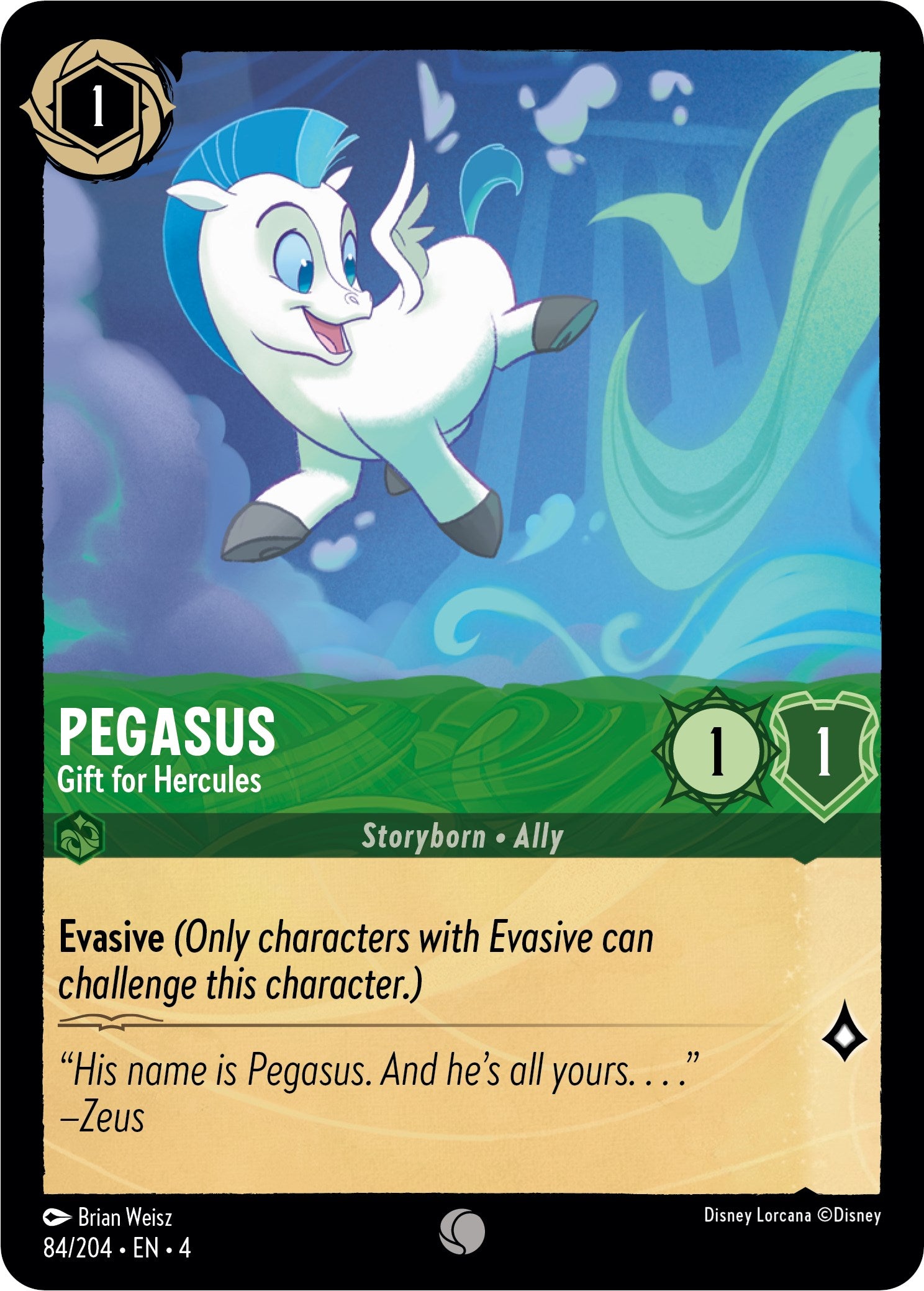 Pegasus - Gift for Hercules (84/204) [Ursula's Return] | Good Games Morley