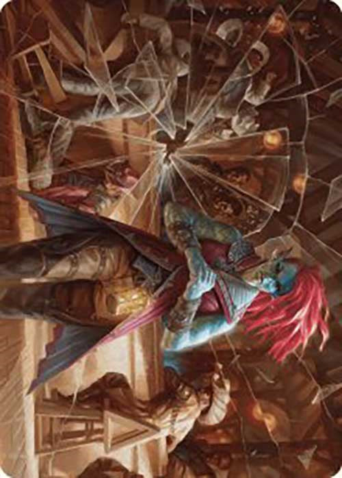 Obeka, Splitter of Seconds Art Card [Outlaws of Thunder Junction Art Series] | Good Games Morley