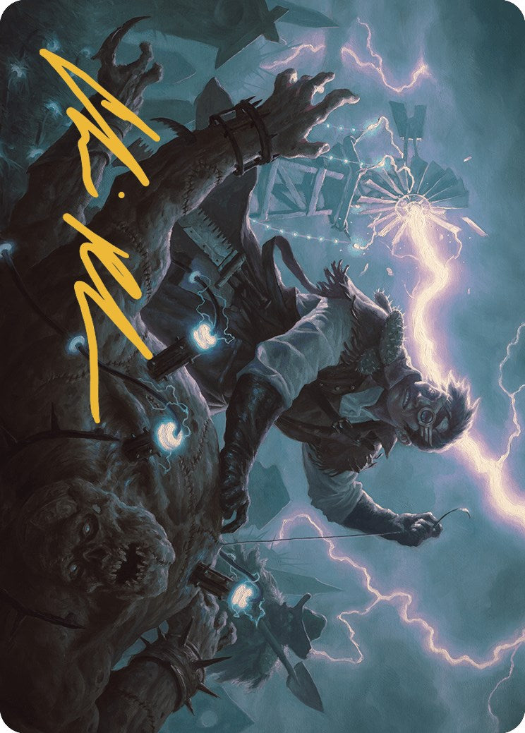 Geralf, the Fleshwright Art Card (Gold-Stamped Signature) [Outlaws of Thunder Junction Art Series] | Good Games Morley