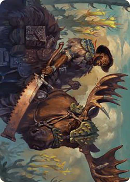 Spinewoods Paladin Art Card [Outlaws of Thunder Junction Art Series] | Good Games Morley