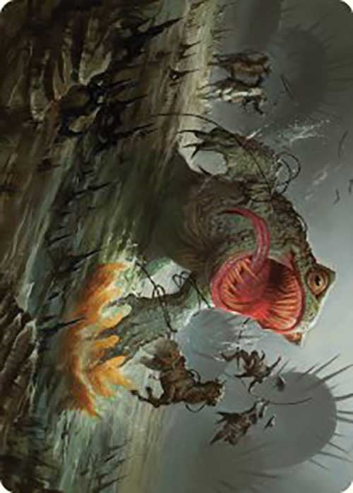 The Gitrog, Ravenous Ride Art Card [Outlaws of Thunder Junction Art Series] | Good Games Morley