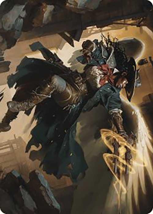 Archangel of Tithes Art Card [Outlaws of Thunder Junction Art Series] | Good Games Morley