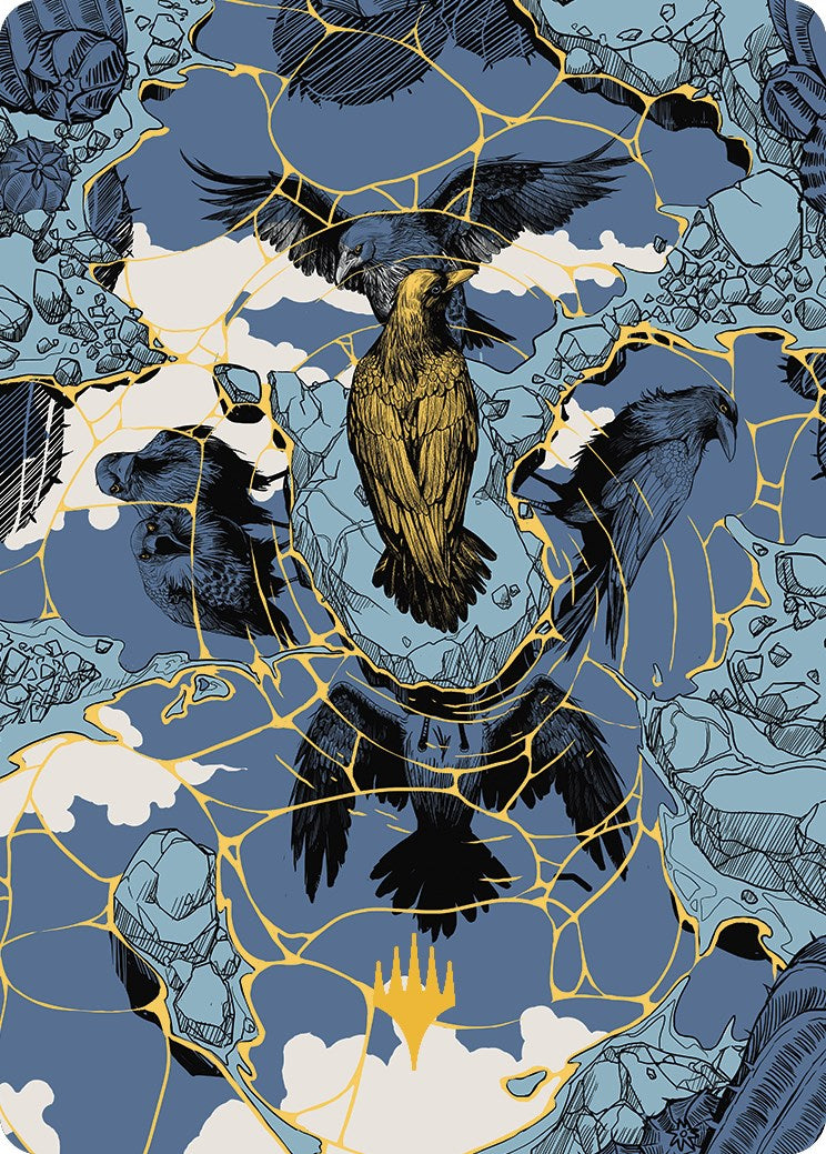 Fractured Identity Art Card (Gold-Stamped Signature) [Outlaws of Thunder Junction Art Series] | Good Games Morley