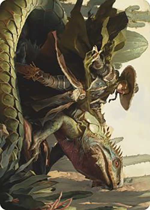 Outcaster Trailblazer Art Card [Outlaws of Thunder Junction Art Series] | Good Games Morley