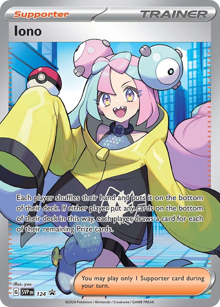 Iono (124) [Scarlet & Violet: Black Star Promos] | Good Games Morley