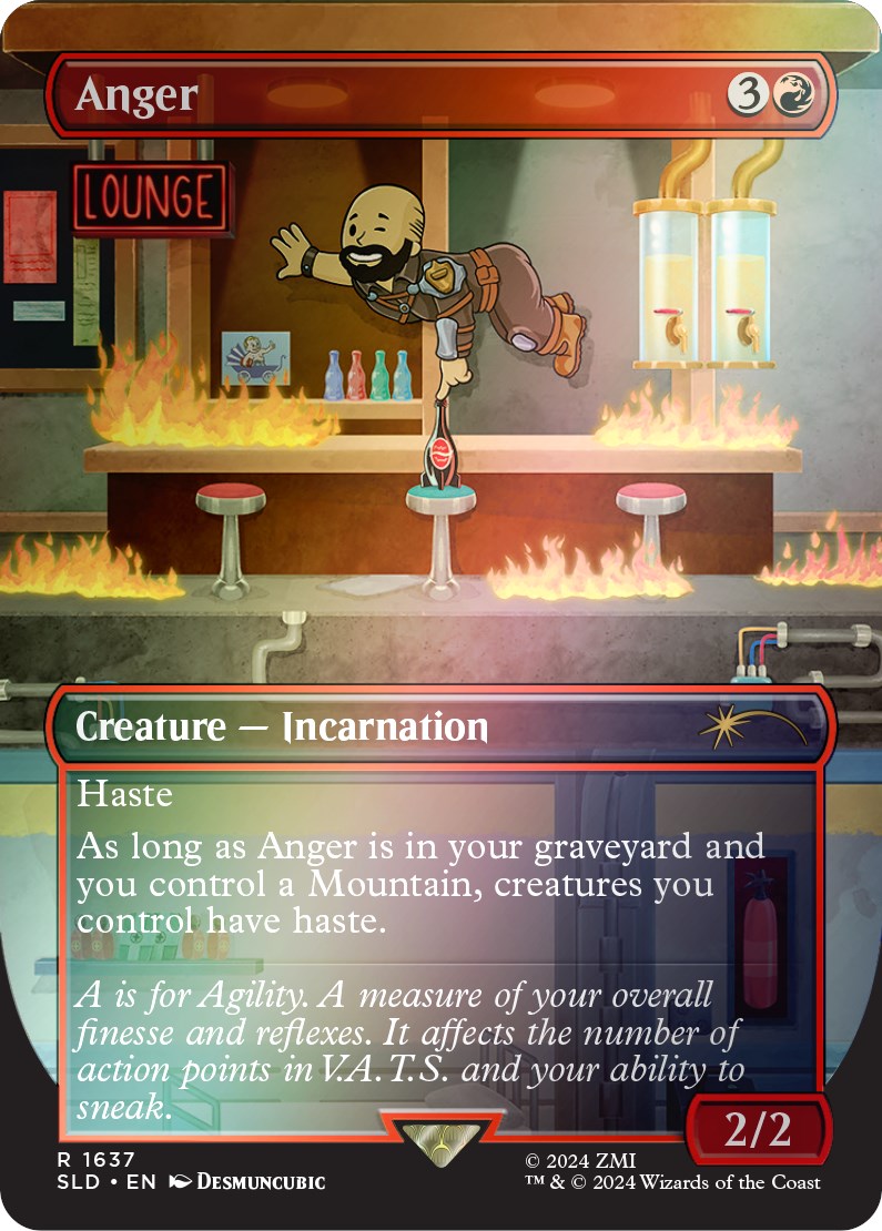 Anger (Rainbow Foil) [Secret Lair Drop Series] | Good Games Morley