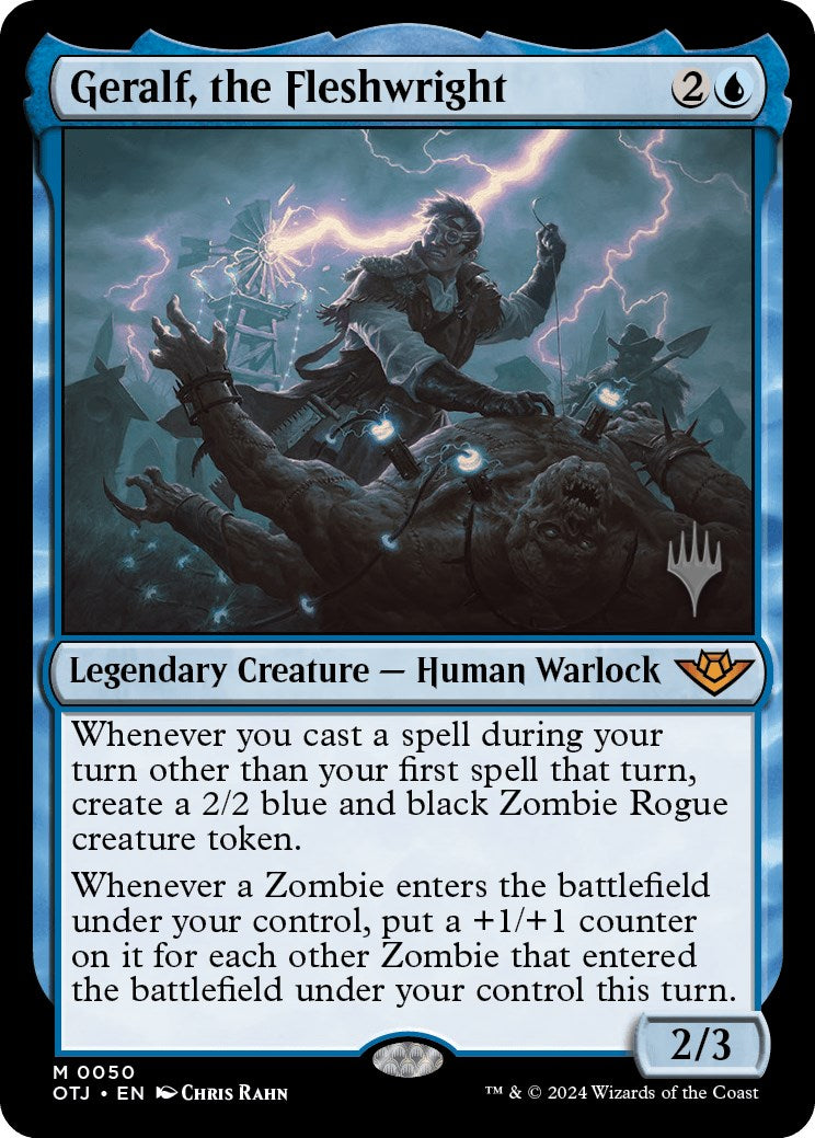 Geralf, the Fleshwright (Promo Pack) [Outlaws of Thunder Junction Promos] | Good Games Morley