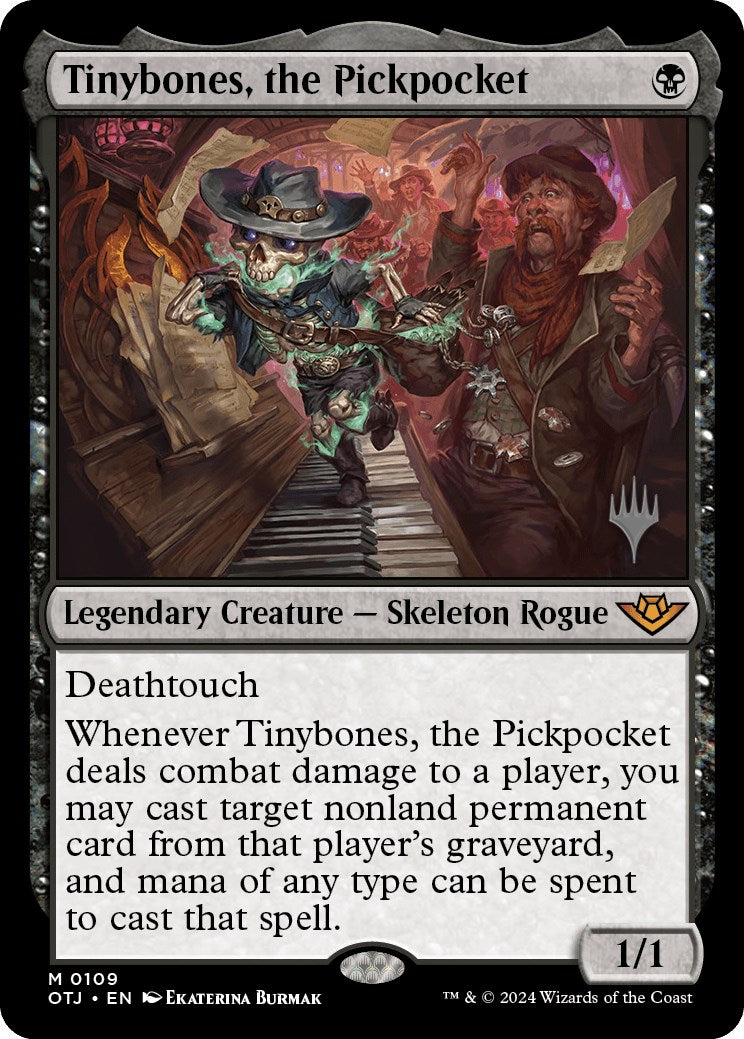 Tinybones, the Pickpocket (Promo Pack) [Outlaws of Thunder Junction Promos] | Good Games Morley