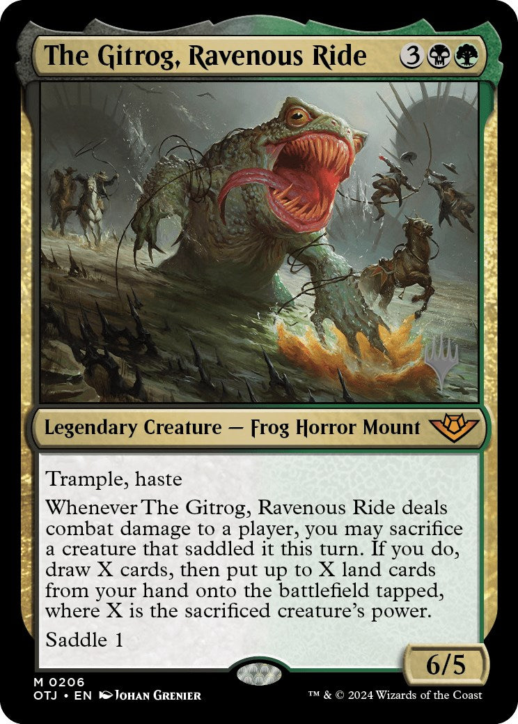 The Gitrog, Ravenous Ride (Promo Pack) [Outlaws of Thunder Junction Promos] | Good Games Morley