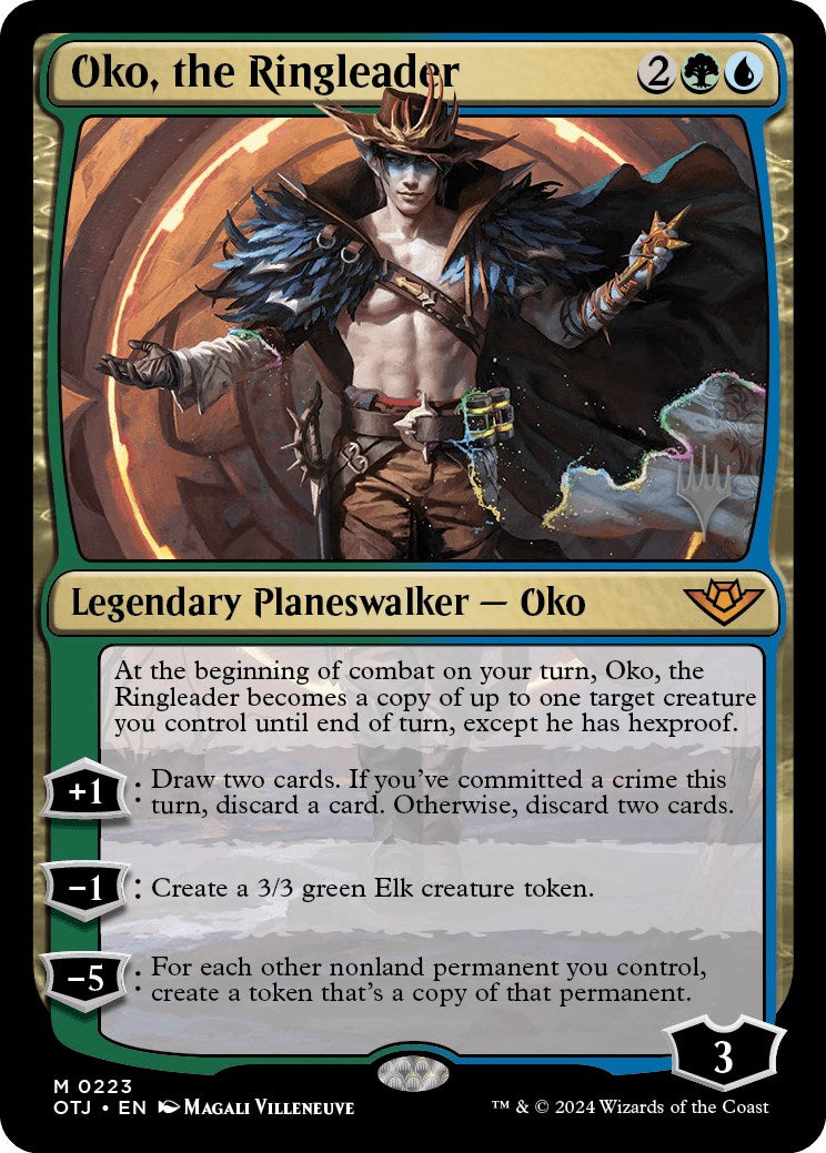 Oko, the Ringleader (Promo Pack) [Outlaws of Thunder Junction Promos] | Good Games Morley