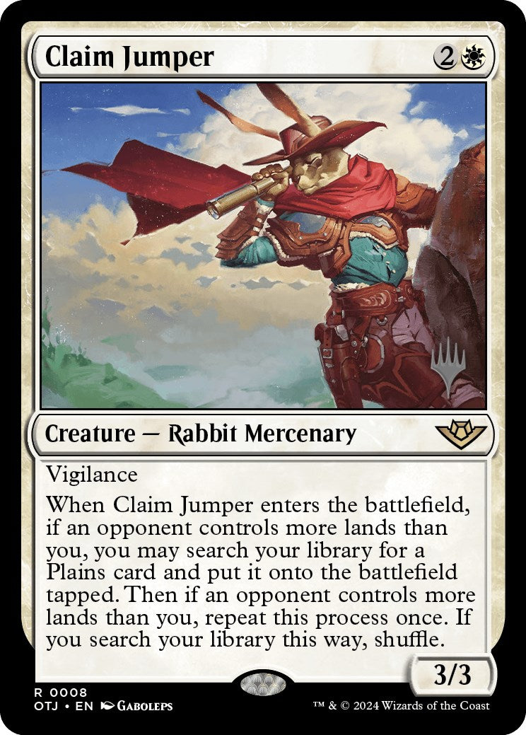 Claim Jumper (Promo Pack) [Outlaws of Thunder Junction Promos] | Good Games Morley