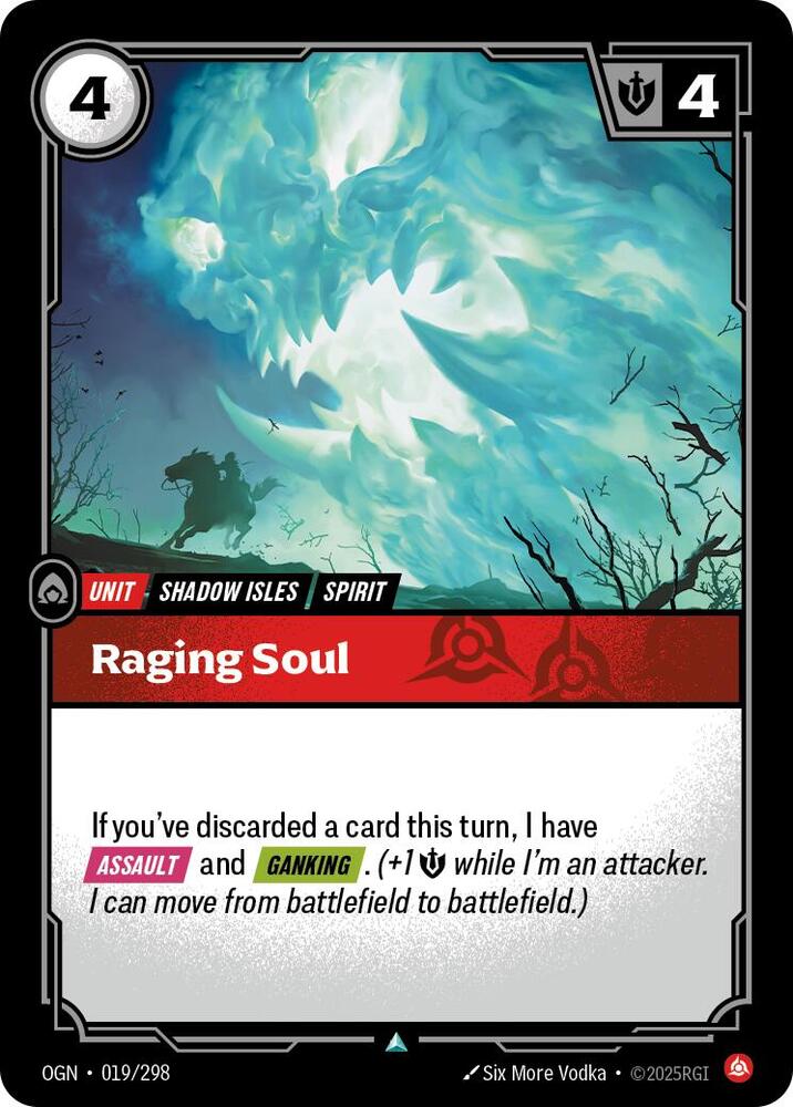 Raging Soul 019/298 (Origins)  | Good Games Morley
