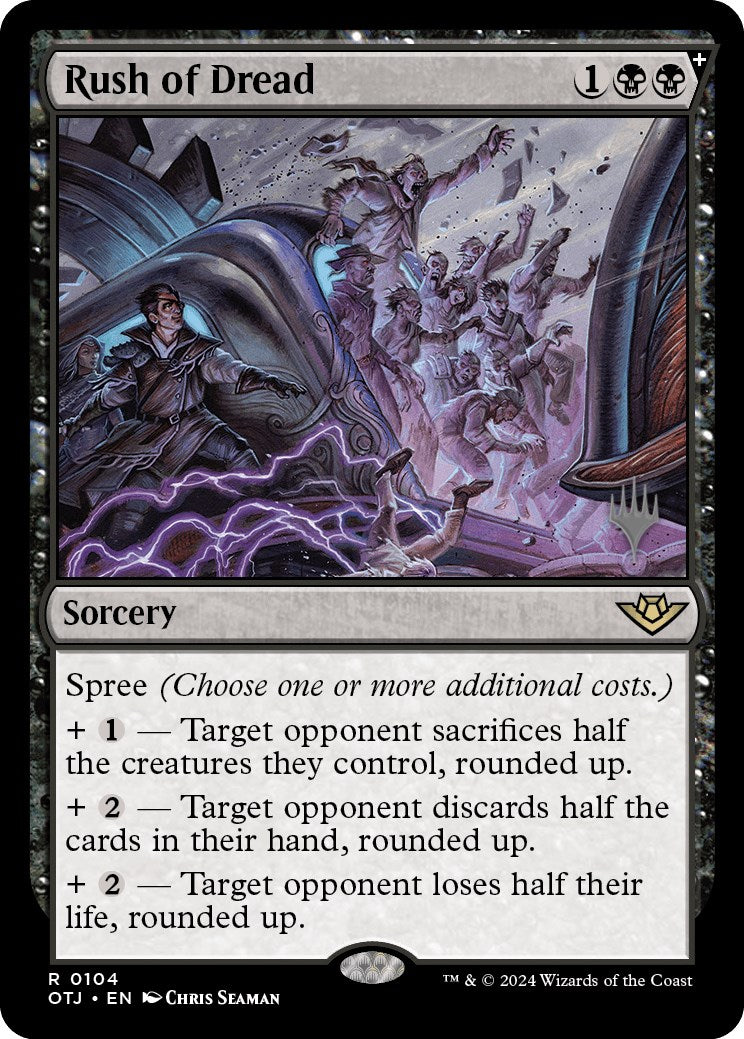Rush of Dread (Promo Pack) [Outlaws of Thunder Junction Promos] | Good Games Morley