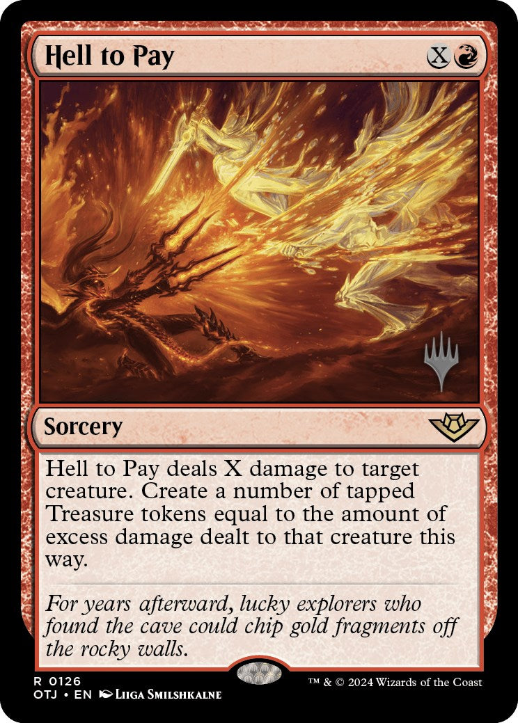 Hell to Pay (Promo Pack) [Outlaws of Thunder Junction Promos] | Good Games Morley