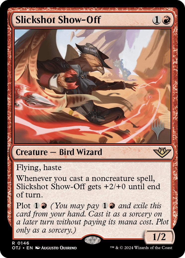 Slickshot Show-Off (Promo Pack) [Outlaws of Thunder Junction Promos] | Good Games Morley