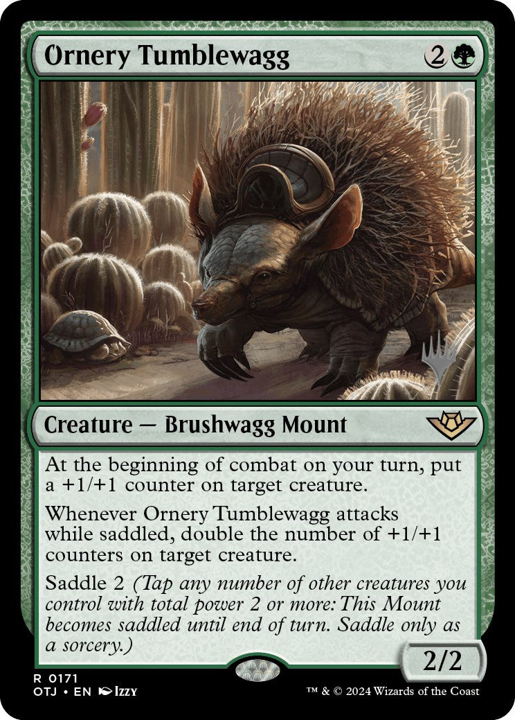 Ornery Tumblewagg (Promo Pack) [Outlaws of Thunder Junction Promos] | Good Games Morley