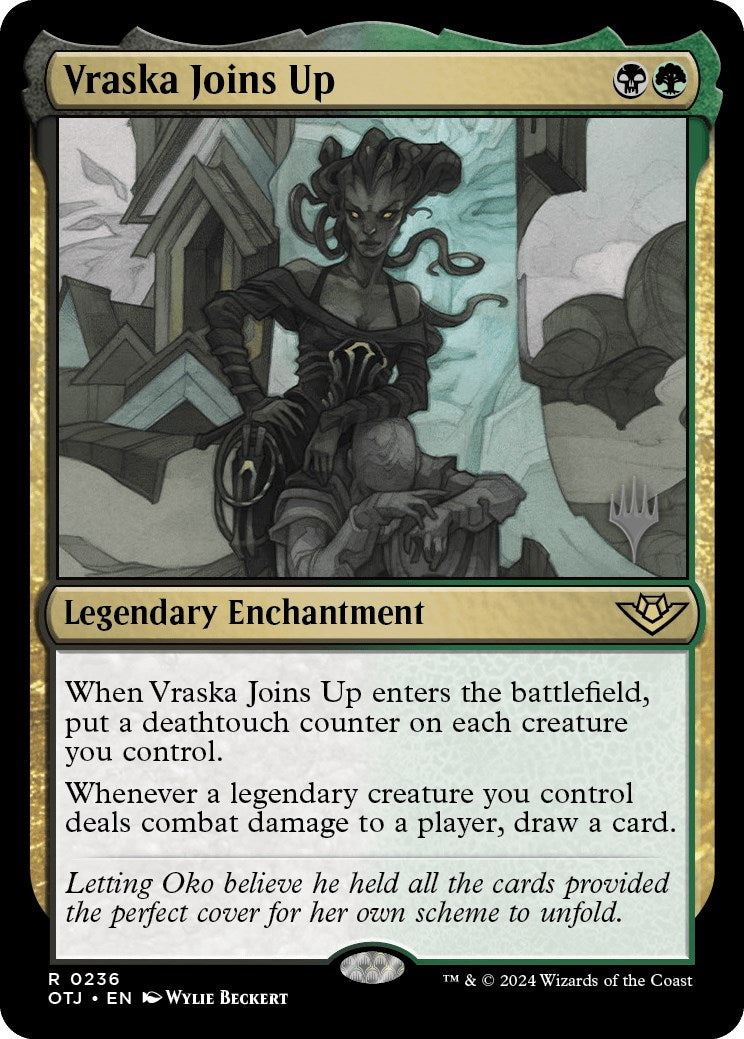 Vraska Joins Up (Promo Pack) [Outlaws of Thunder Junction Promos] | Good Games Morley