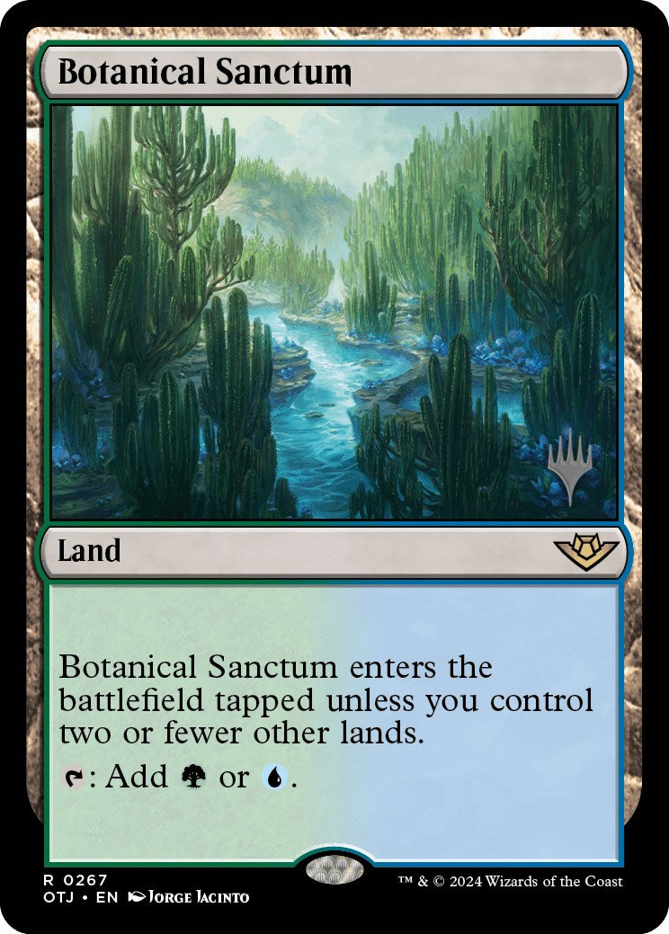 Botanical Sanctum (Promo Pack) [Outlaws of Thunder Junction Promos] | Good Games Morley