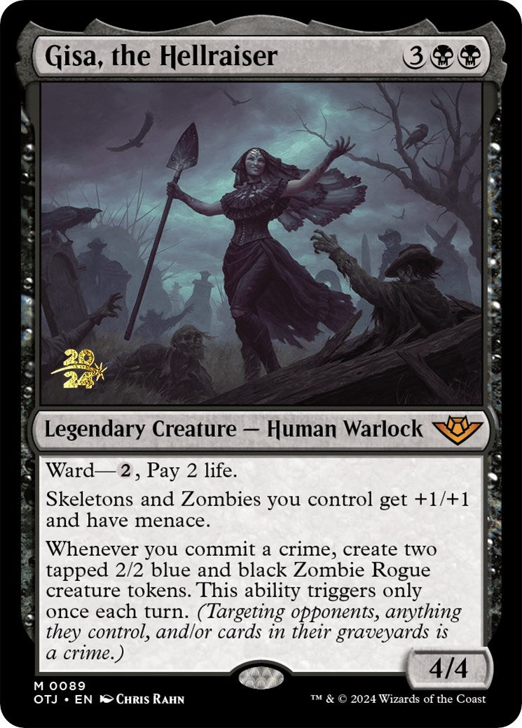 Gisa, the Hellraiser [Outlaws of Thunder Junction Prerelease Promos] | Good Games Morley