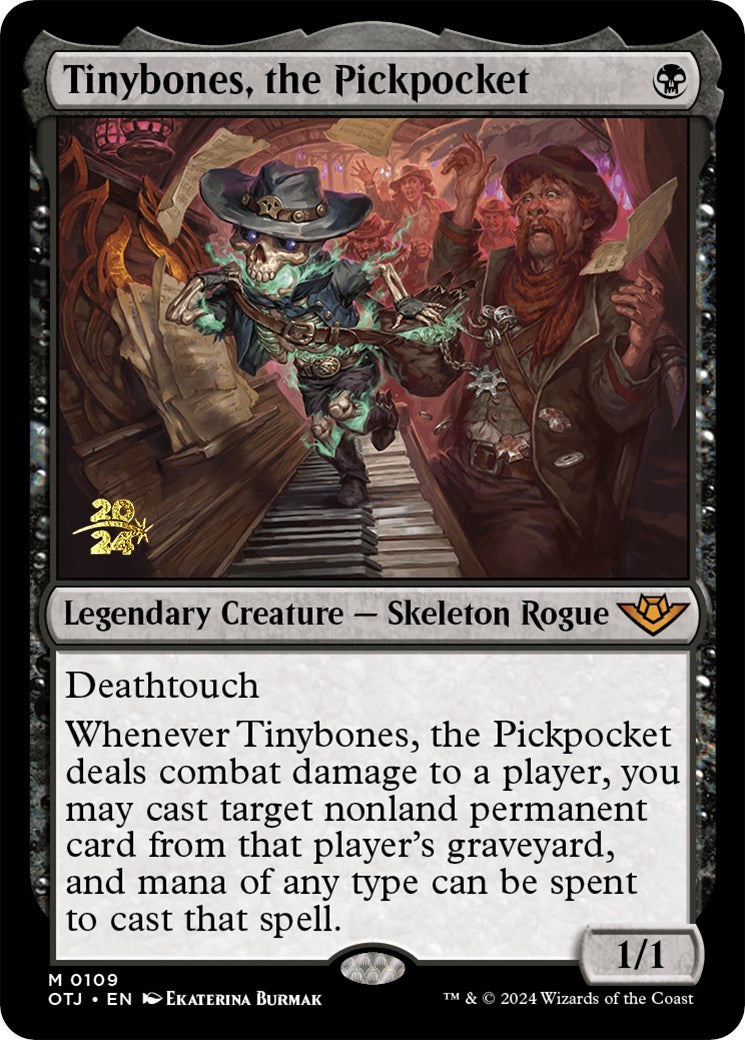 Tinybones, the Pickpocket [Outlaws of Thunder Junction Prerelease Promos] | Good Games Morley