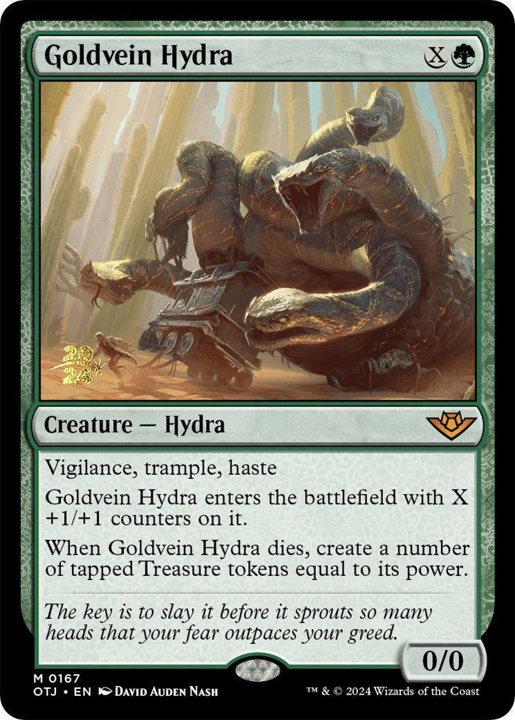 Goldvein Hydra [Outlaws of Thunder Junction Prerelease Promos] | Good Games Morley