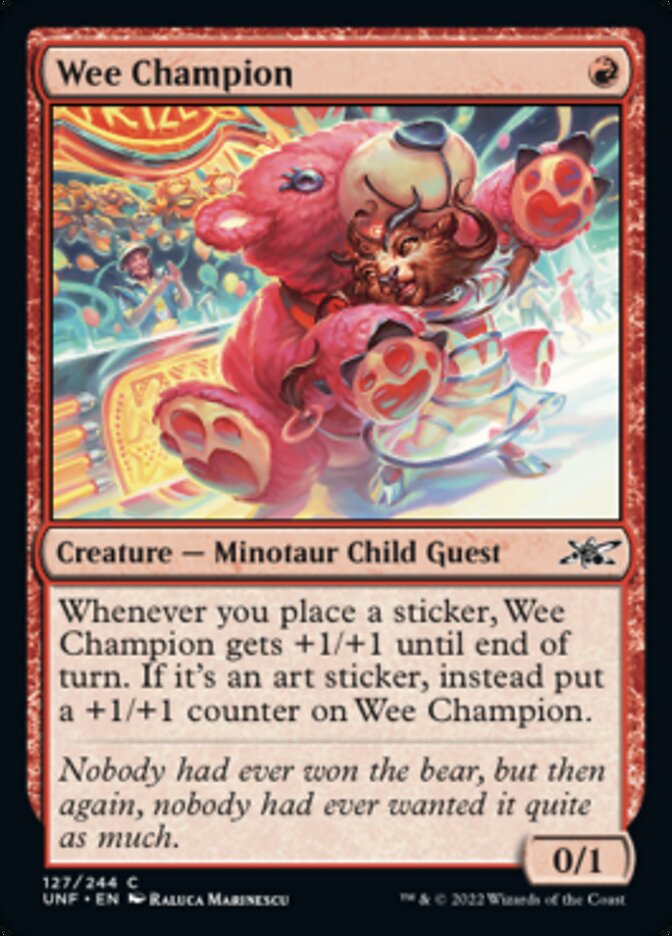 Wee Champion [Unfinity] | Good Games Morley