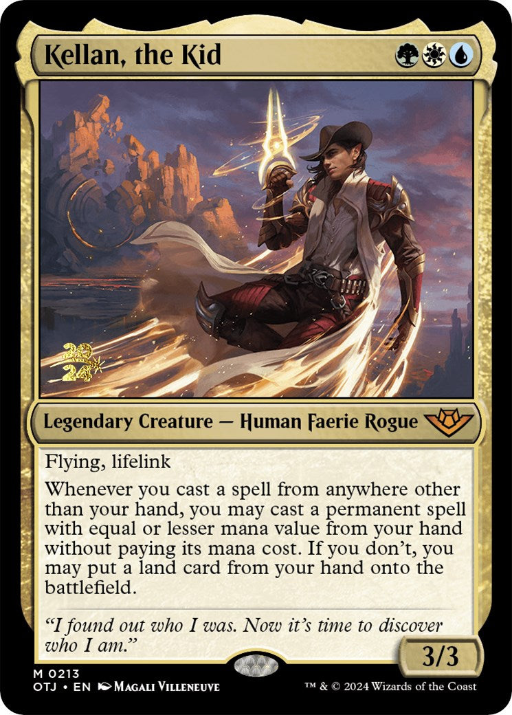 Kellan, the Kid [Outlaws of Thunder Junction Prerelease Promos] | Good Games Morley