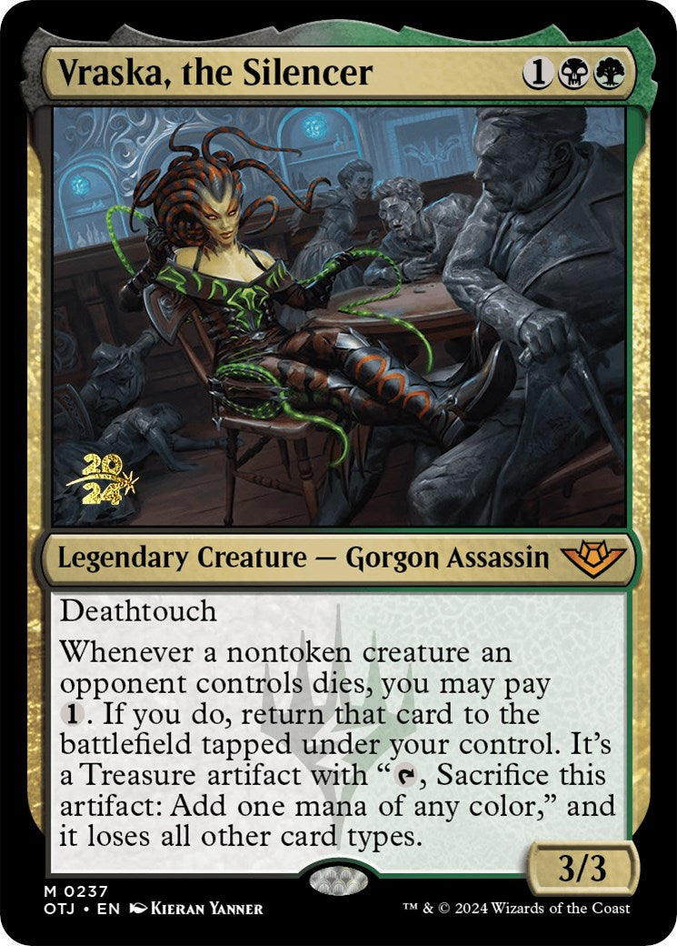 Vraska, the Silencer [Outlaws of Thunder Junction Prerelease Promos] | Good Games Morley