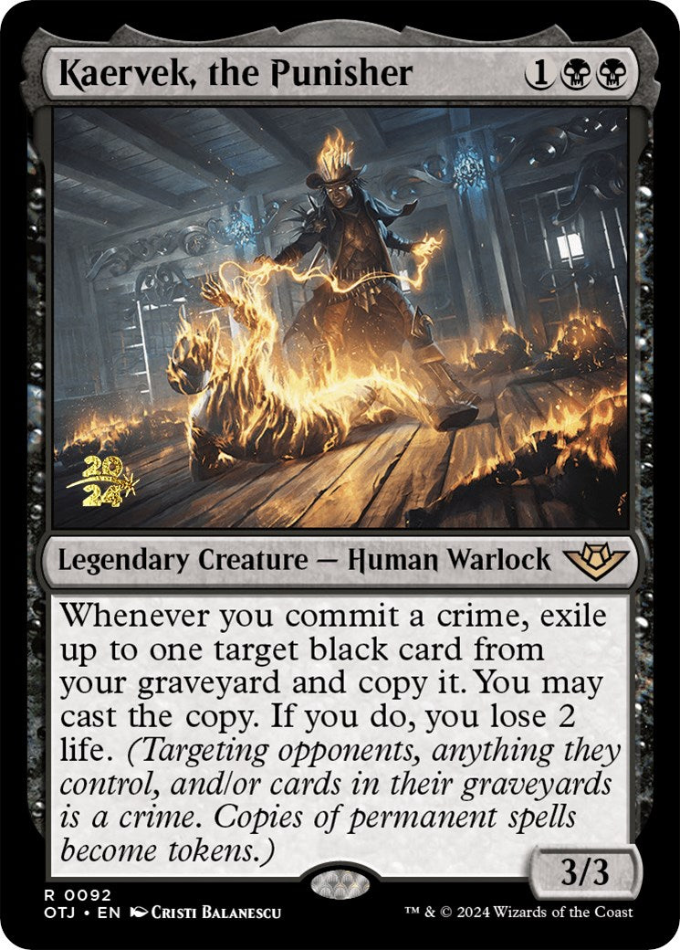 Kaervek, the Punisher [Outlaws of Thunder Junction Prerelease Promos] | Good Games Morley