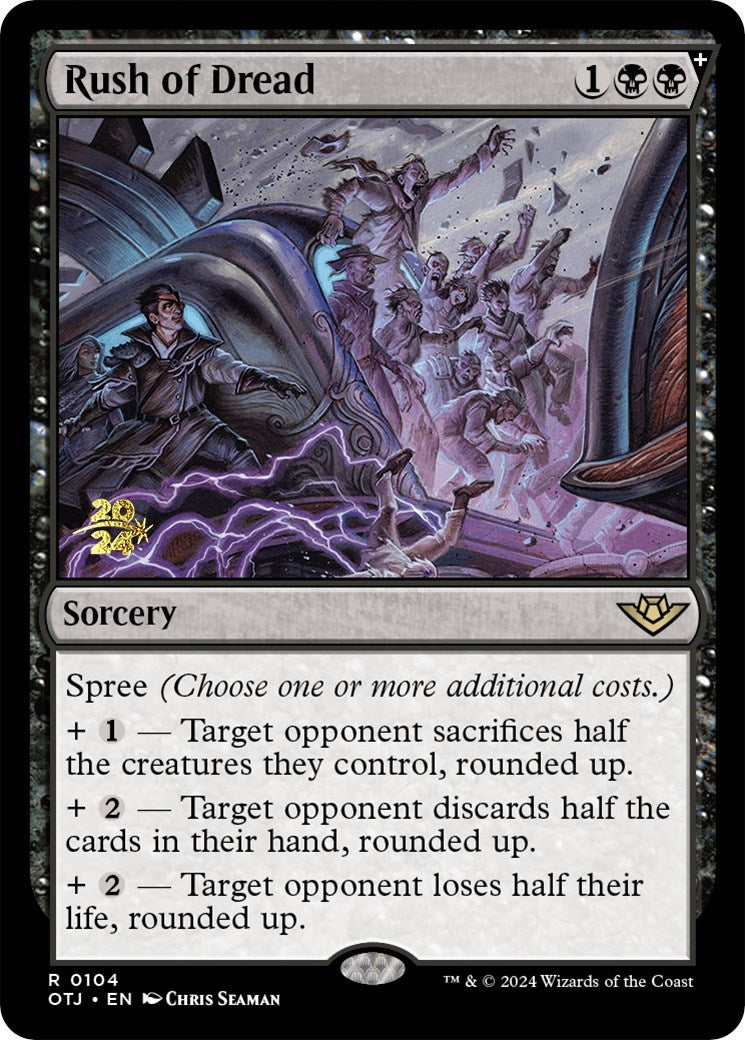 Rush of Dread [Outlaws of Thunder Junction Prerelease Promos] | Good Games Morley